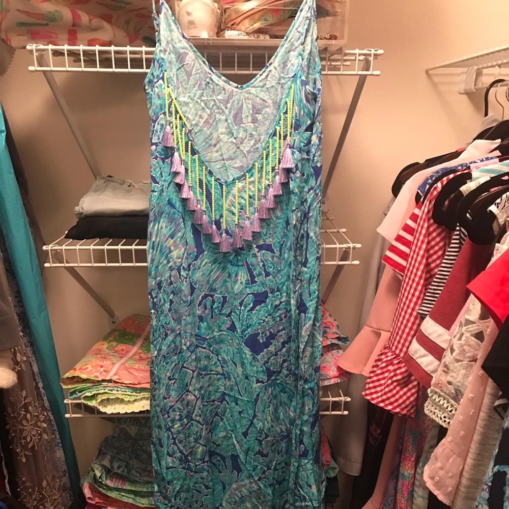 Lilly Pulitzer Allair Maxi in Tortuga Time - Picture 1 of 2